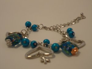 Blue Charm Bracelet
