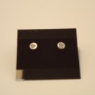 Small Clear/Silver Earrings