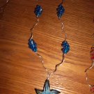 blue necklace with pendant