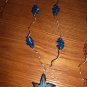 blue necklace with pendant