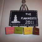 family personalized name plaque