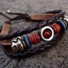 Unisex leather zen bracelet