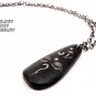 OM and wisdom eye bone pendant necklace