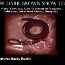 Black or Brn Lead for mini Miniature, pony Show halter