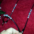Silver Ice Beaded Show Halter Miniature, MINI XS-XL Sz