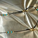 Turquoise Miniature horse Show Halter XS-XL mini pony