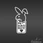4" MAFIA PAPA PLAYBOY BUNNY Vinyl Sticker Car Decal
