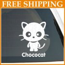 3" CHOCOCAT KITTY CAT Vinyl Sticker Car Window Decal
