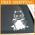 4" LITTLE DEVIL FROM HELL Vinyl Sticker Car Truck Decal