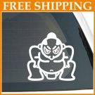 5" JAPANESE SUMO FIGHTER Vinyl Sticker Car Laptop Decal