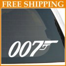 7" JAMES BOND 007 GUN LOGO Vinyl Sticker Car Wall Decal