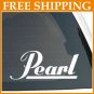 6" PEARL LOGO BASS DRUM Vinyl Sticker Car Laptop Decal