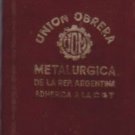 ID Argentina Metallurgical Trade Union Affiliation Card