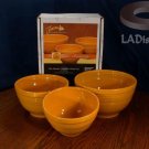 Fiesta Marigold Baking Bowl Set - NIB