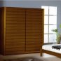 Alpha Contemporary Wardrobe in Teak Or Wenge Finish