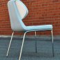 Gakko Dining Chair in White/Black White/Sky Blue or White/Red PU