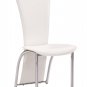 Set of Two 1499DC Dining Chair With Black or White Vinyl