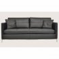 Istanbul Sofa in Black Leather by BNT