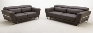 Exos Full Leather 3pc Sofa Set  by Beverly Hills Furniture