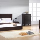Escape Modern Wenge Finish 5pc Queen Size Bedroom Set