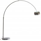 Arco Lamp with White Round Marble Base