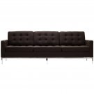 Florentino Sofa in Chocolate Brown Wool