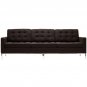 Florentino Sofa in Chocolate Brown Wool