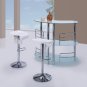 MBT-02-FR + M215BS-WH 3Pc Bar Table Set