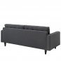 Lola Modern Sofa Gray