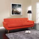 Modern Pablo Sofa Red Orange