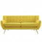 Modern Aura Sofa Lemon Yellow