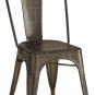 Oswego Industrial Metal Chair in Bronze Finish (Set of 4)