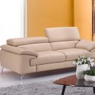 A973 Premium Peanut Leather Sofa