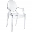 Cleo Arm Chair Clear (Set of 4)