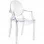 Cleo Arm Chair Clear (Set of 4)