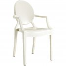Cleo Arm Chair White (Set of 4)