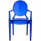 Cleo Arm Chair Blue (Set of 4)