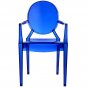 Cleo Arm Chair Blue (Set of 4)