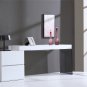Mia White Modern Office Desk