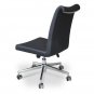 Tulip Office Chair in Black Leather by  sohoConcept