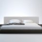 Worth Queen Bed & Nightstands Wenge/Grey