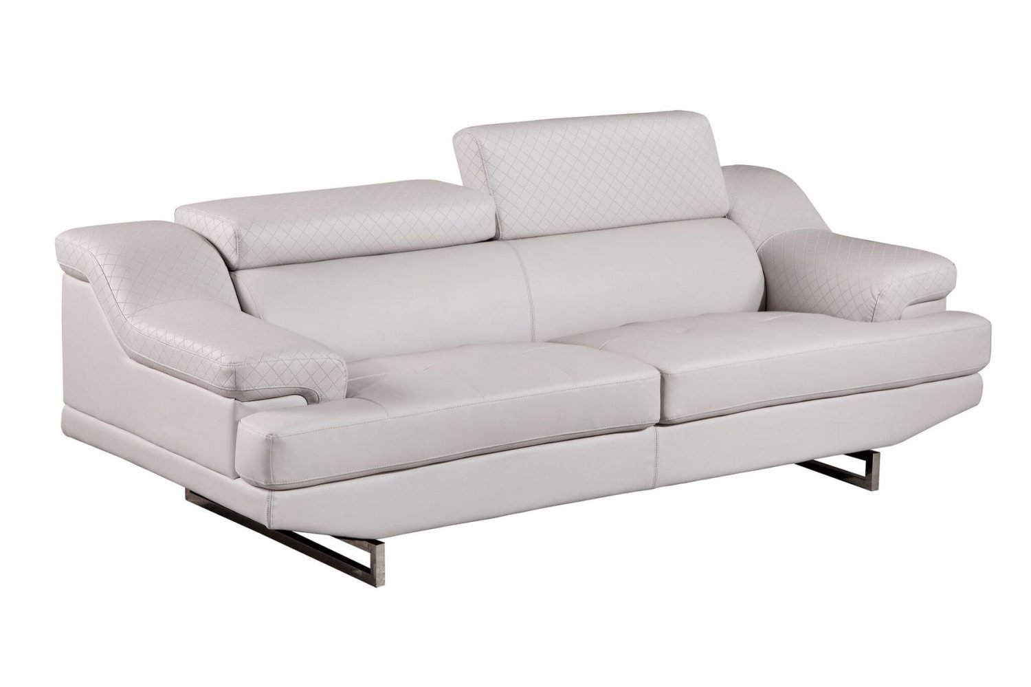 U8141GR Bonded Leather Sofa