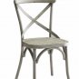 Set of 4 Green Bistro Metal Side Chair