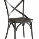 Set of 4 Brown Bistro Metal Side Chair
