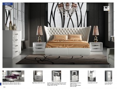 Miami King Size 5pc Bedroom Set