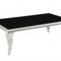 Glam Coffee Table with Queen Anne Legs