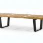 Slat Bench In  American Maple Color 72"