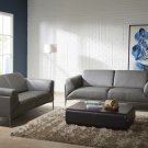 King Leather Sofa and Loveseat