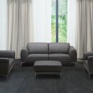 King Leather Sofa, Loveseat and Chair