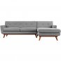 Larisa Sectional Sofa Lt Gray